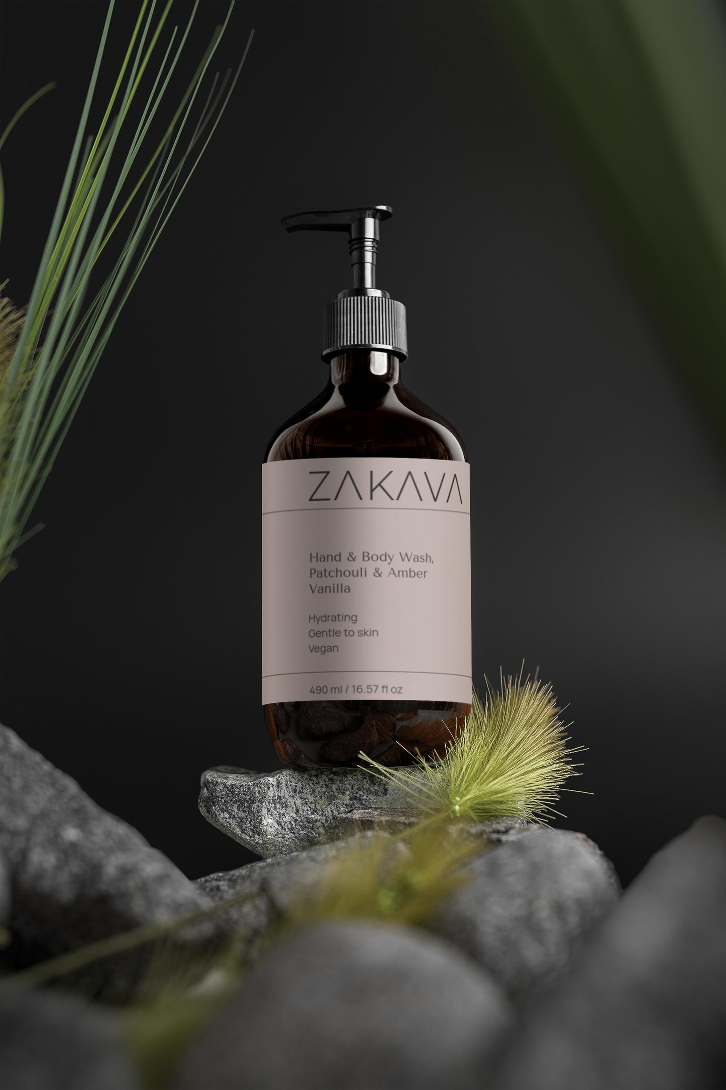 Hand & Body Wash, Patchouli & Amber Vanilla